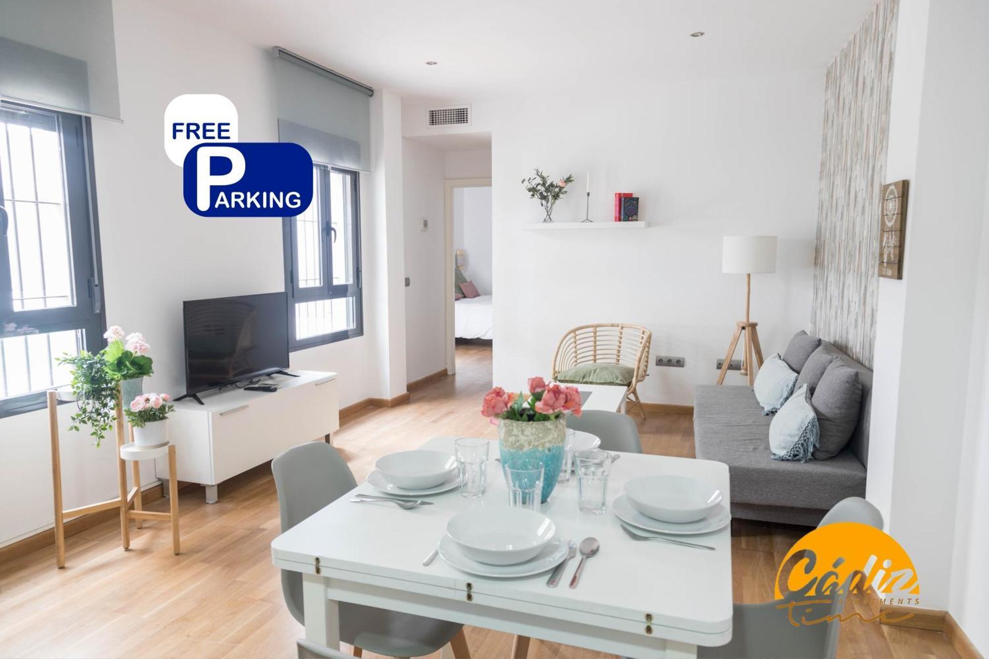 Apartamento Caleta - Free Parking By Cadiz Time Eksteriør bilde